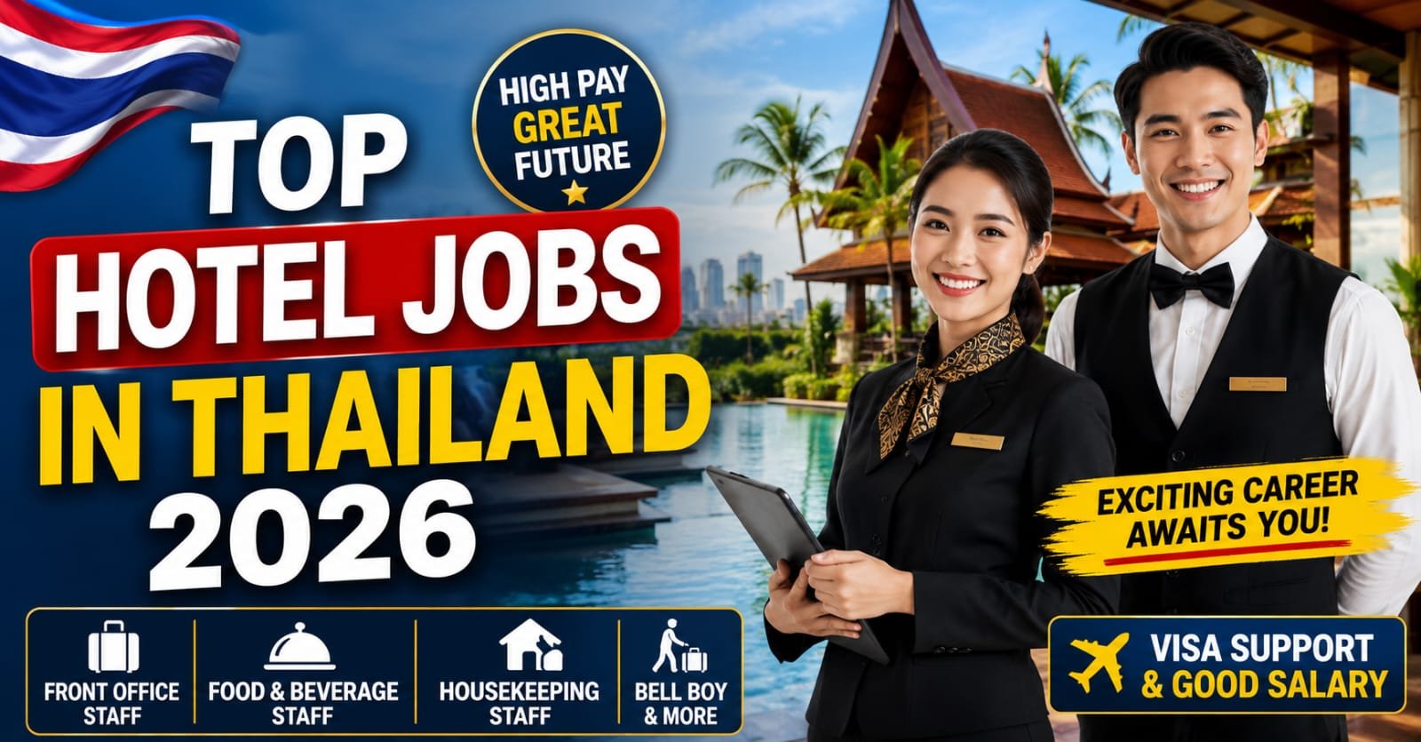 Hotel Jobs in Thailand 2026